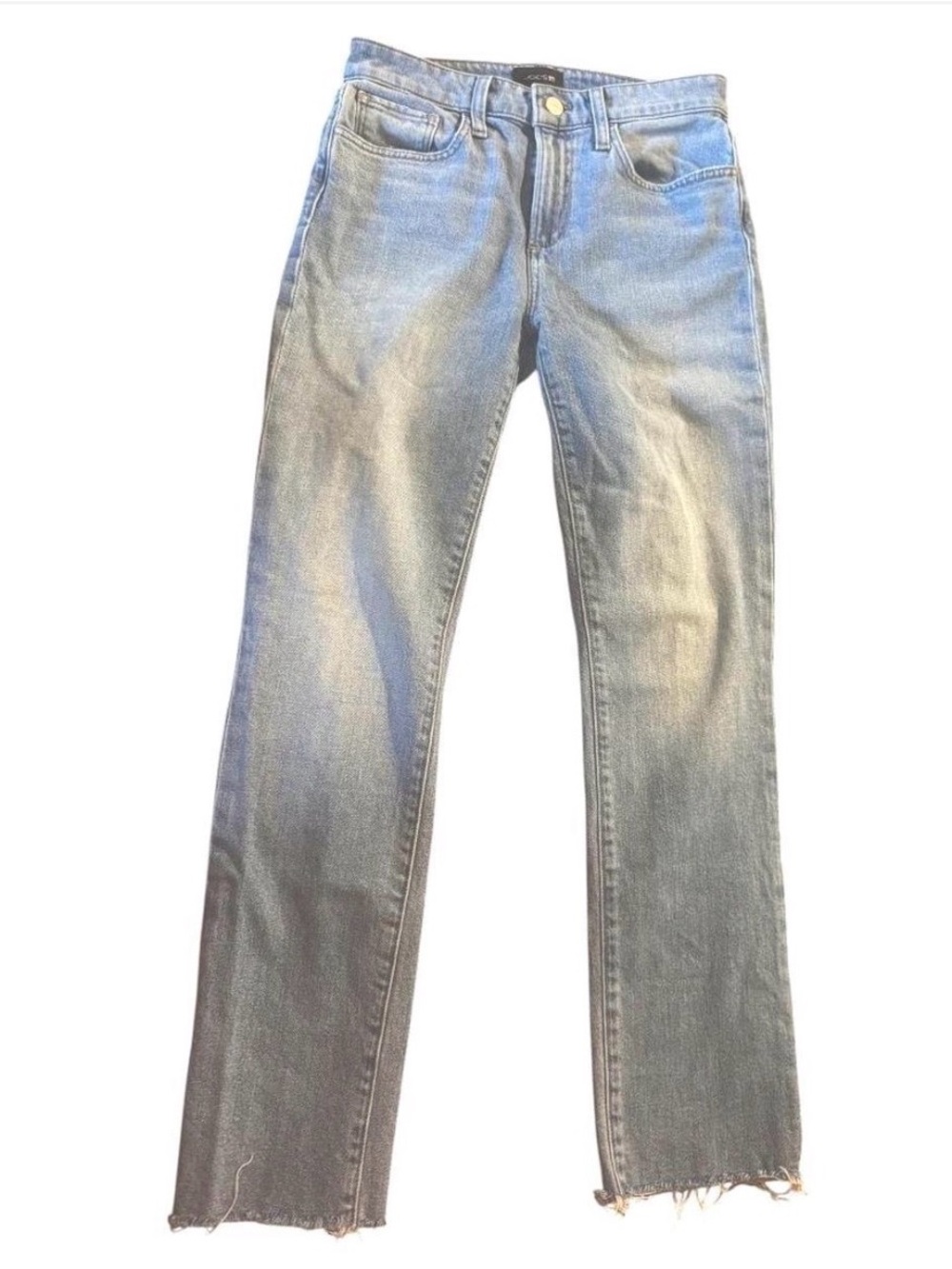 Joe’s Jeans The Lara Mid Rise Cigarette Ankle Raw Hem Jeans
